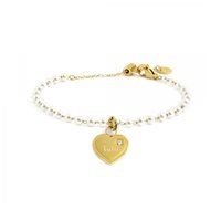 Bracciale Marlù Donna Nel Mio Cuore in Acciaio Perla 15BR085G-W - 15BR085G-W
